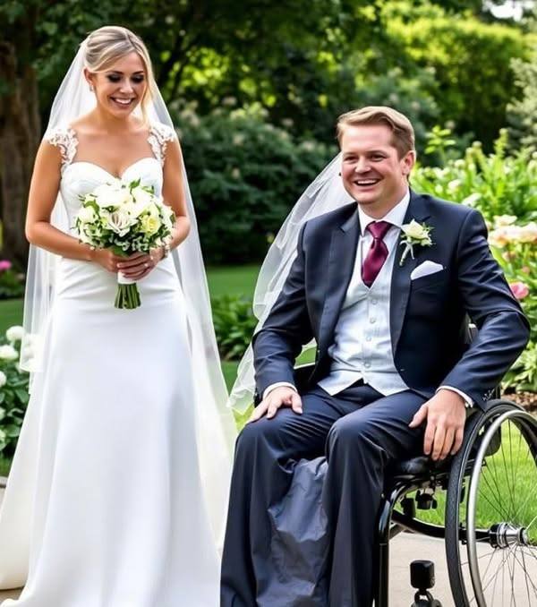 S-a măritat cu un bărbat cu dizabilități — dar la nuntă o aștepta o surpriză uriașă.