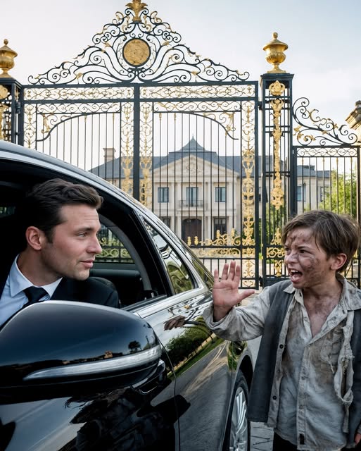 „Opriți mașina! Soția dumneavoastră a umblat la frâne!” — a strigat băiatul orfan care tocmai îi salvase viața milionarului.