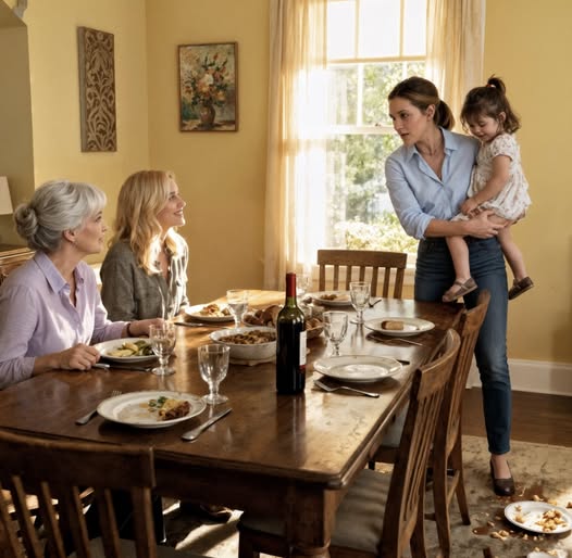 Moja siostra rzuciła talerzem w moją trzyletnią córeczkę — a potem mama powiedziała coś takiego, że zmusiło mnie to do ujawnienia rodzinnego sekretu, który ukrywali przez lata…