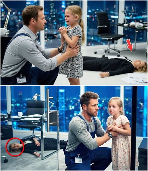 Córka szefowej krzyknęła:„Mama się nie rusza!” — a to, co potem zrobił woźny, zszokowało wszystkich!