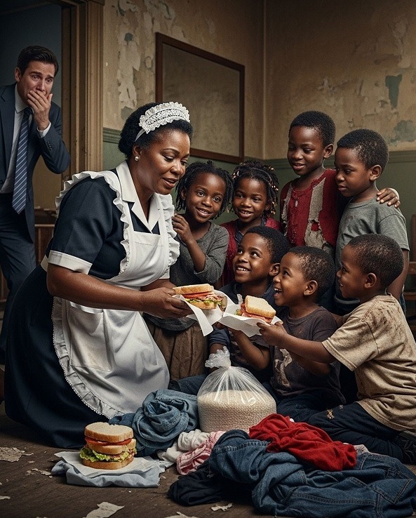 Miliardarul a urmărit-o pe ascuns pe bona lui de culoare după serviciu — iar ceea ce a văzut l-a făcut să plângă…