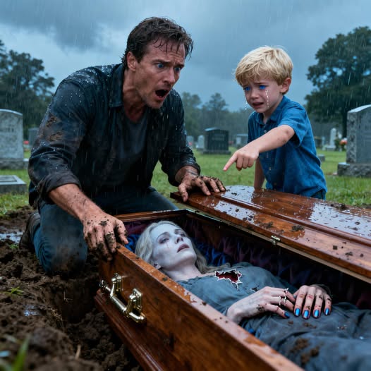 La doar o oră după înmormântare, un băiețel de 7 ani l-a rugat cu disperare pe tatăl său să dezgroape mormântul mamei lui — iar în clipa în care sicriul a fost deschis, toată lumea a rămas fără aer…