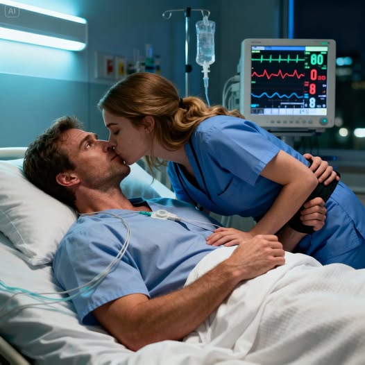 Asistenta l-a sărutat în secret pe frumosul director general, care fusese în comă timp de trei ani, crezând că nu se va trezi niciodată — dar, spre șocul ei, el a ținut-o brusc în brațe.