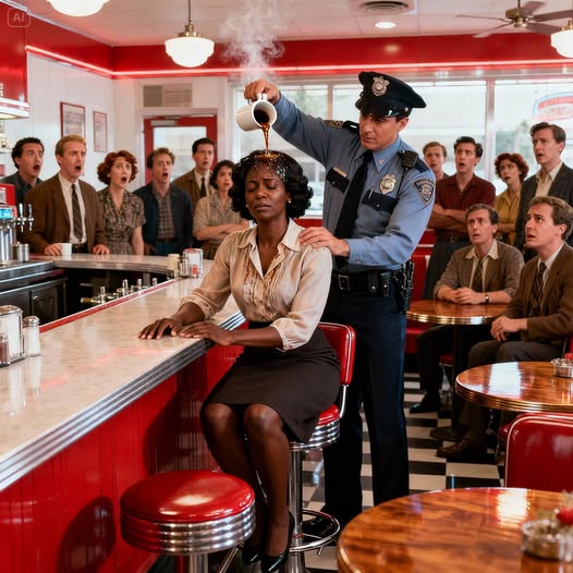 Când a văzut femeia așezată la masa lui preferată, a mormăit: „Desigur…”. Apoi mai tare: „Hei, draga mea, de obicei aici e ocupat.”