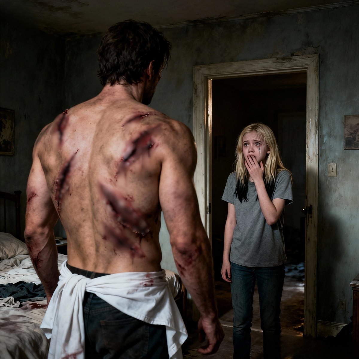 Sie sah zum ersten Mal den Rücken ihres Vaters… und ihre ganze Welt veränderte sich…