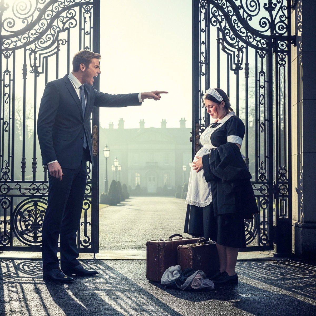 Milliardär wird von seiner Haushälterin schwanger und verlässt sie – bereut es aber, als er sie wieder sieht…