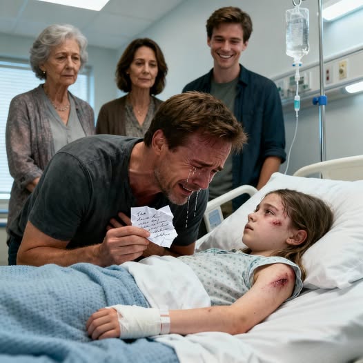 Siedziałam przy szpitalnym łóżku córki, mocno trzymając ją za rękę, gdy lekarz powiedział: