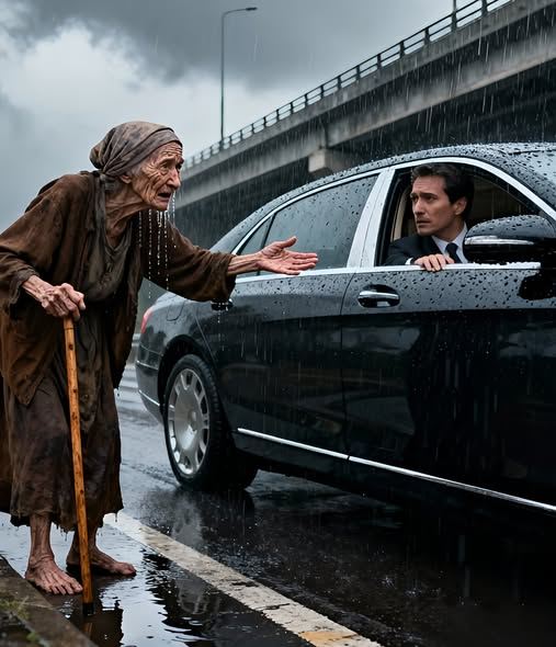 „Ein Milliardär sieht seine ehemalige Nanny bettelnd im Regen – was er dann tut, verschlägt allen die Sprache“