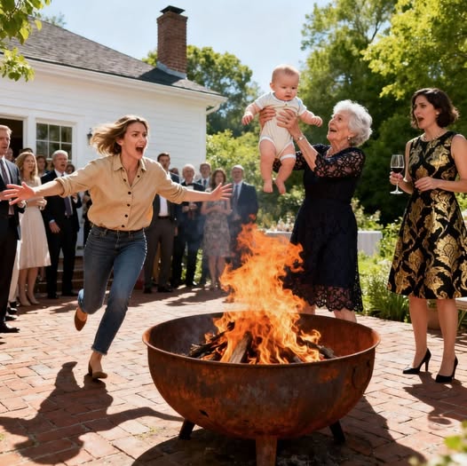 Mein familieninternes Babyshower im Hinterhof wurde zu einem Albtraum, als meine Mutter mein Baby auf den Arm nahm und sagte: „Du bist früher geboren als deine Schwester…