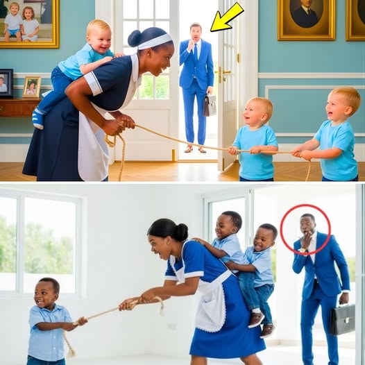 Der Milliardär hatte Stille erwartet, als er die Tür öffnete – noch eine ruhige Rückkehr zu einem Leben voller Kontrolle und gewohnter Abläufe.