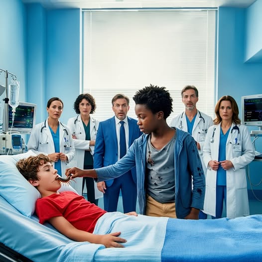 Achtzehn Ärzte konnten den Sohn eines Milliardärs nicht retten — bis ein armer schwarzer Junge bemerkte, was sie übersehen hatten.