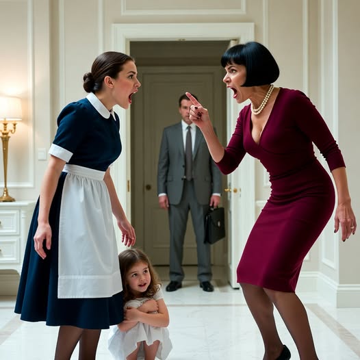 Bogaty ojciec wraca do domu i zastaje gosposię, która broni jego niewidomej córki. Prawda, którą odkrywa, wstrząsa nim do głębi duszy…