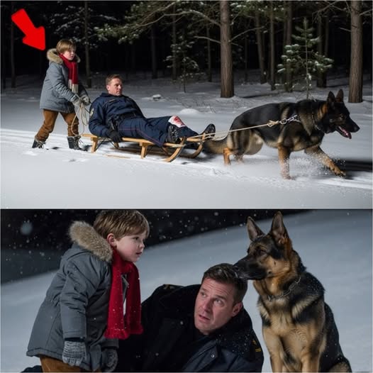 Ein Junge und sein Hund finden während eines Schneesturms einen sterbenden Polizisten – was sie erfahren, bricht dir das Herz …