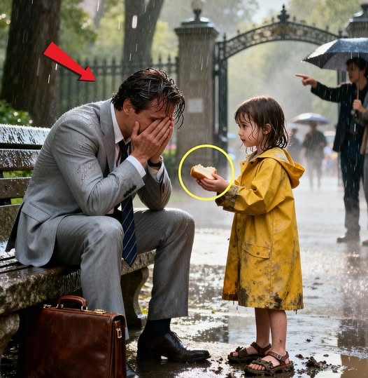 „Weinst du auch vor Hunger?“, fragte das bettelnde Mädchen den Millionär und reichte ihm ihr letztes Stück Brot.