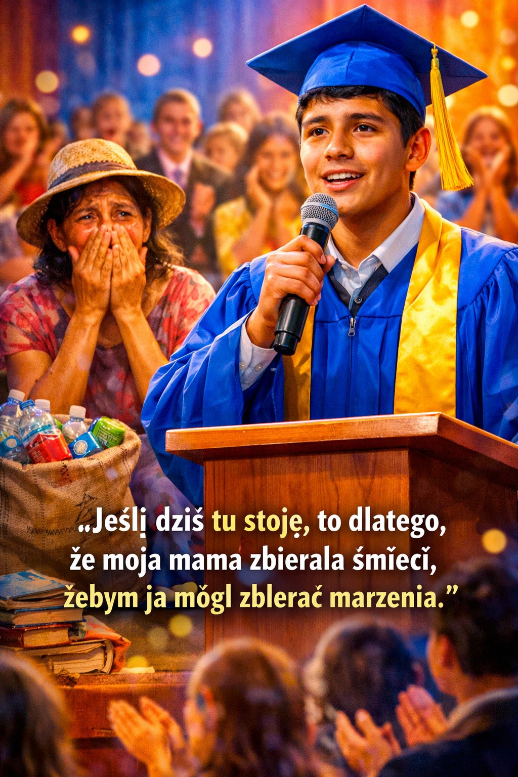 „Śmiali się, bo byłem synem zbieraczki śmieci… aż do dnia, gdy powiedziałem jedno zdanie”