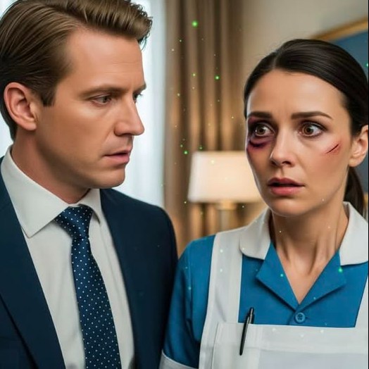 Dyrektor generalny zauważył siniaki u pokojówki…A jego reakcja zaszokowała wszystkich.