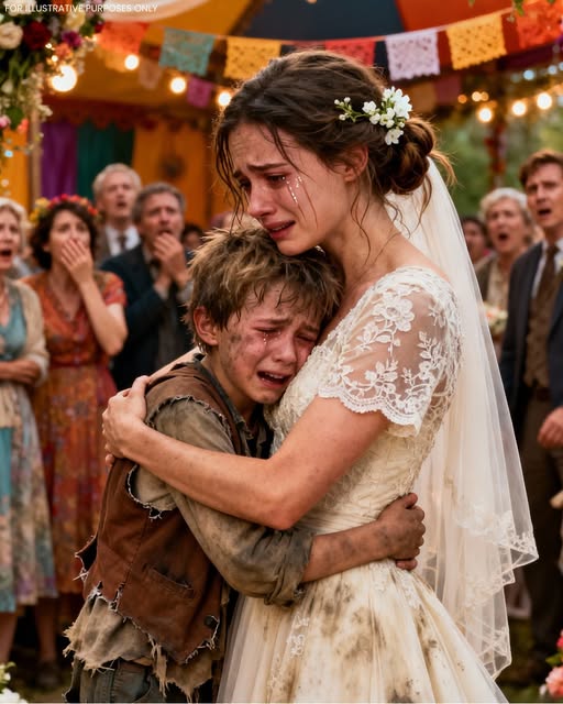 Один мальчик попросил поесть на роскошной свадьбе. Он застыл, когда узнал в невесте свою пропавшую мать.