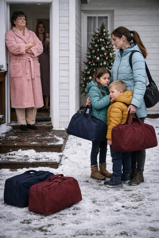 — Dla was tu nie ma miejsca — powiedziała teściowa, kiedy przyjechałam z dziećmi do własnego domu na Nowy Rok.— Dla was tu nie ma miejsca.