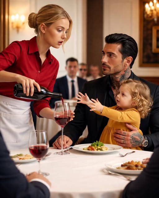 Córka szefa mafii nigdy nie mówiła — dopóki nie wskazała kelnerki i nie powiedziała jednego słowa: „Mama”.