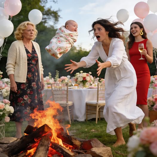 Familia mea mi-a făcut un baby shower în curte. Mama a luat-o pe fiica mea în brațe și a spus:— Nu o meriți.