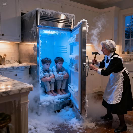 Dziewczyna milionera zamknęła dwóch chłopców w zamrażarce — ale wyznanie gosposi wywróciło całą posiadłość do góry nogami