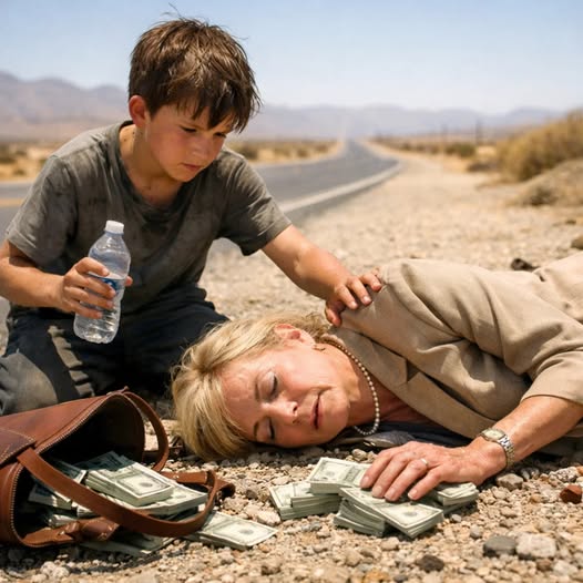 To wydarzyło się na zapomnianym kawałku szosy — w jednym z tych miejsc, gdzie słońce jest bezlitosne, a czas jakby przestał istnieć.