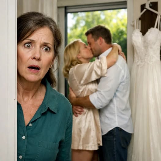 Na kilka minut przed ślubem mojego syna zobaczyłam, jak mój mąż całuje się z jego narzeczoną.