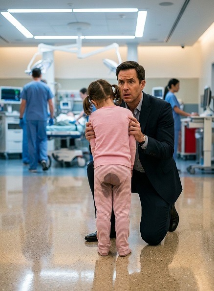 Tatusiu… mama zrobiła coś złego, ale powiedziała, że jeśli ci opowiem, będzie jeszcze gorzej. Proszę, pomóż mi… strasznie boli mnie plecy.