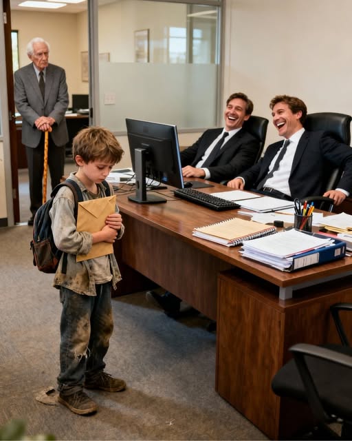 Chciałem tylko oddać tę kopertę — powiedział bezdomny chłopak… a milioner znieruchomiał, gdy zobaczył, co jest w środku.