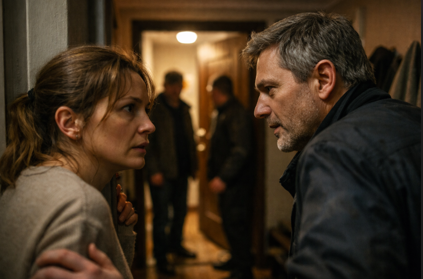 — On wrócił. I mieszka naprzeciwko.