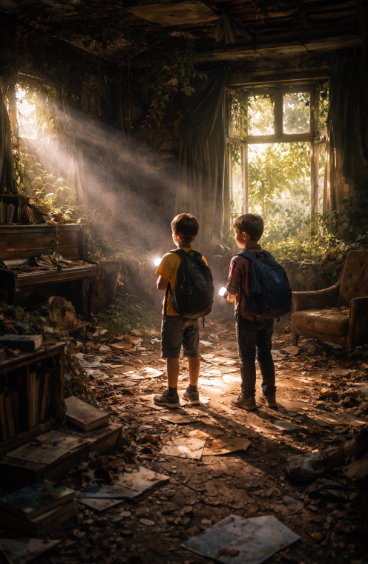 Myślisz, że ktoś tu kiedyś mieszkał?