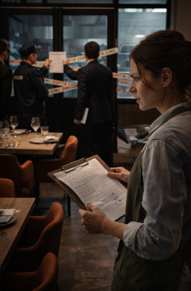 „În ziua în care mi-am deschis propriul restaurant, au intrat în sală cei de la control și au sigilat bucătăria”