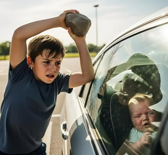 Ośmioletni chłopak uratował malucha zamkniętego w aucie, spóźnił się do szkoły, dostał ochrzan… a potem wydarzyło się coś totalnie niespodziewanego.