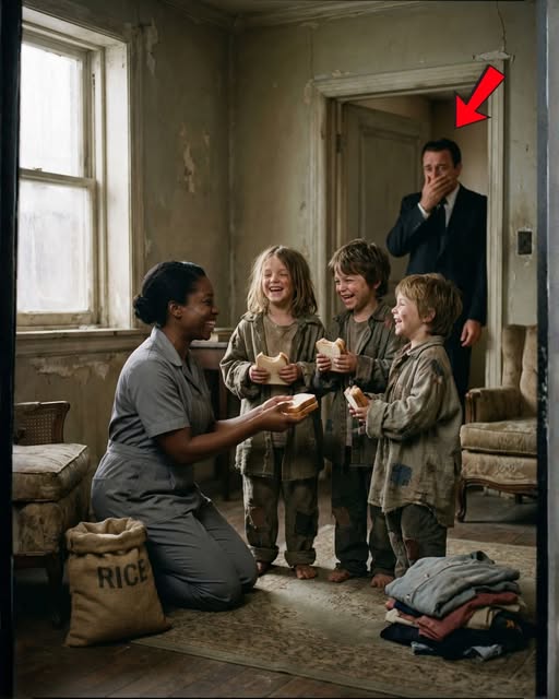 Multimilioner po cichu śledził swoją czarnoskórą nianię po pracy — i to, co zobaczył, sprawiło, że się rozpłakał…