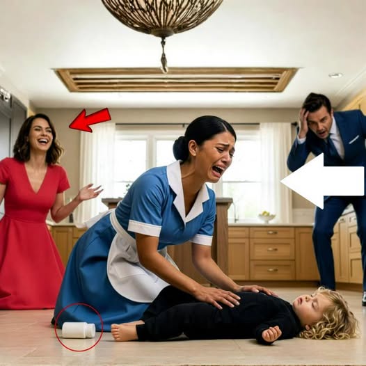 Obudź się! — krzyknęła pokojówka, bo dziecko nawet się nie poruszyło po tym, jak macocha podała mu „środek nasenny”.