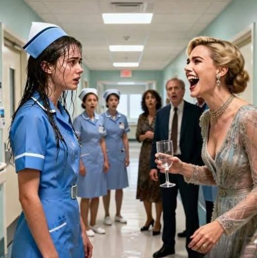 Śmiała się, kiedy woda kapała z moich włosów na podłogę szpitala.— Klęknij i przeproś — powiedziała, unosząc telefon, żeby nagrać mnie na wideo.