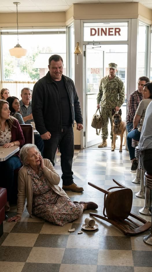 El o hărțuia și se lega de o văduvă de șaptezeci și opt de ani într-o cafenea liniștită, convins că e singură și că n-are cine s-o apere.