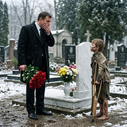 „Tato, to ja, żyję” — powiedział bezdomny chłopak do milionera. Gdy mężczyzna podszedł bliżej, zamarł z przerażenia.