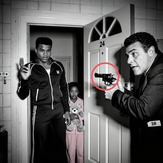 «Przyszedłem cię zabić»: członek KKK zapukał do jego drzwi z naładowanym rewolwerem, ale reakcja Muhammada Alego kompletnie go sparaliżowała…