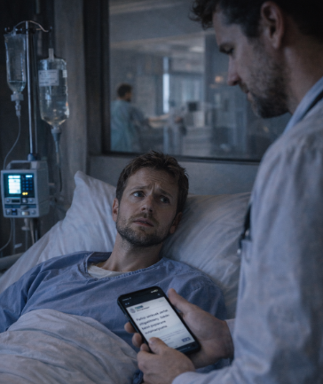 O tym dowiedział się nie od lekarza — tylko od współpacjenta z sali.