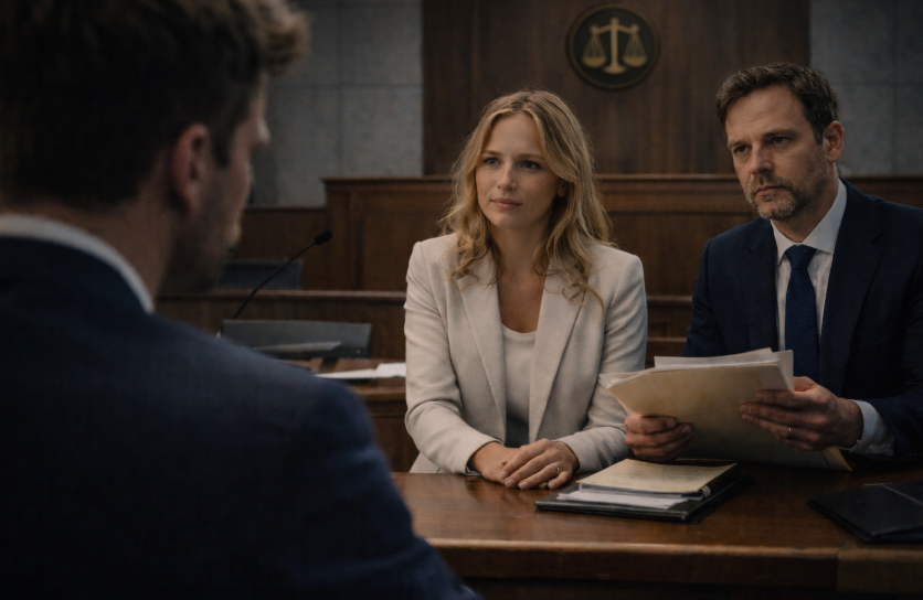 „Am venit să semnez actele de divorț — dar în sala de judecată soția mea stătea lângă avocatul meu”