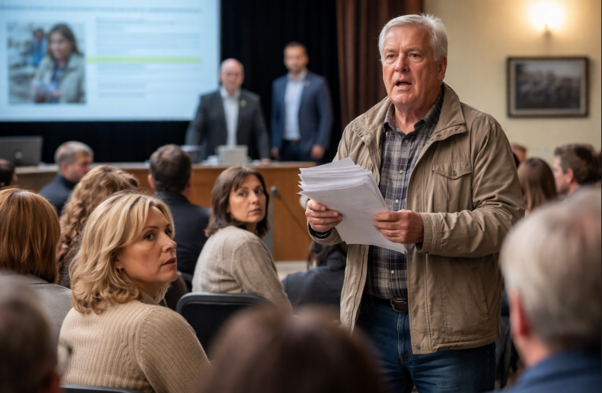 Kiedy zobaczyła swoje zdjęcie na ekranie, ręce zaczęły jej drżeć.