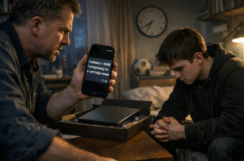 Zrozumiał, że jego syn kłamie, gdy zobaczył nowego laptopa pod łóżkiem.