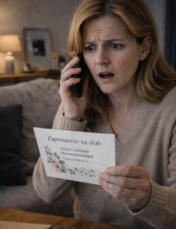Dostała zaproszenie na… własny ślub mailem.