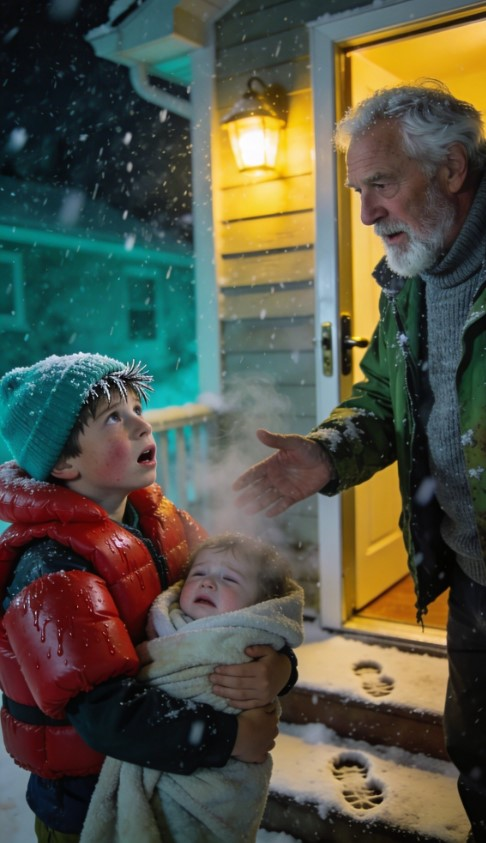 Otworzyłem drzwi — i zimno wdarło się do środka jak żywa istota.