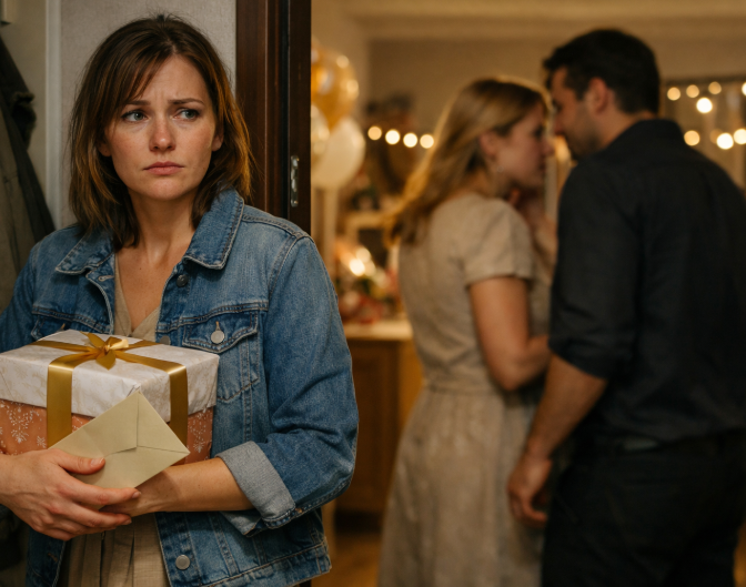 A venit cu un cadou, iar ei i-au spus că nu o așteptau