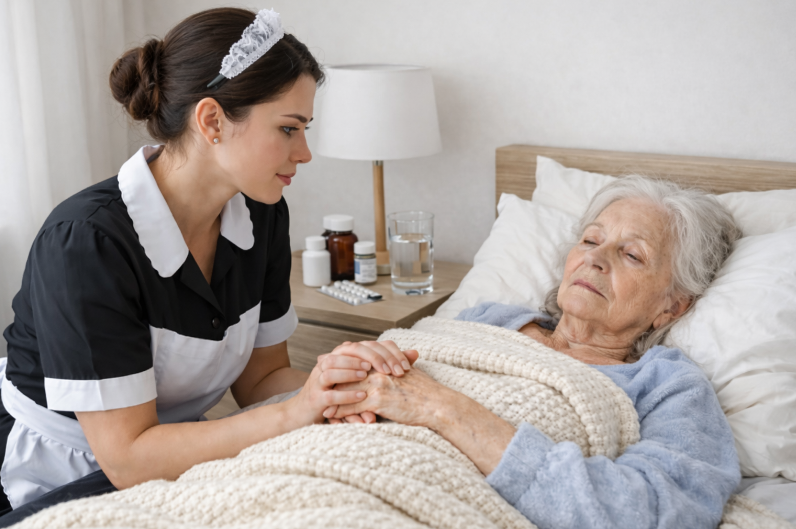 Am rămas fără acoperiș deasupra capului după divorț și m-am angajat ca îngrijitoare la o văduvă pe moarte. Și într-o noapte am auzit din întâmplare o conversație ciudată în franceză…