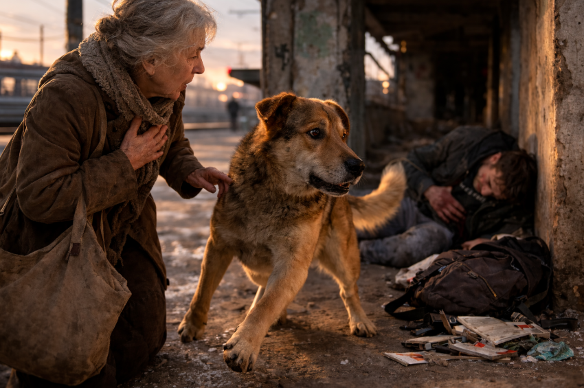 Un câine fără stăpân o aștepta în fiecare zi la gară — până când într-o zi a dus-o acolo unde se decidea soarta cuiva