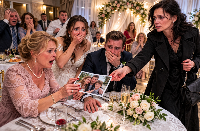 Nunta fiicei a fost oprită de o femeie în negru, pe care nimeni nu o invitase