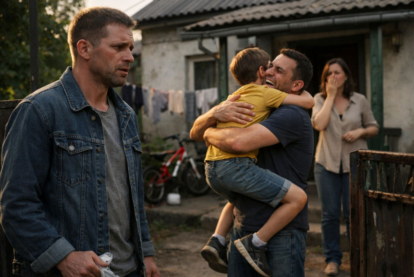 Он вышел из тюрьмы и замер на пороге собственного дома — потому что его сын бросился в объятия чужому мужчине